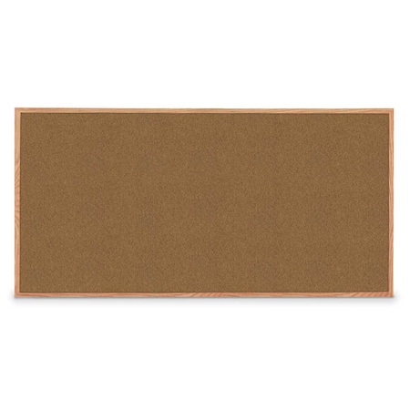 United Visual Products Decor Wood Combo Board, 24"x18", Walnut/White Porcelain & Black UV701DEFAB-WALNUT-WHTPORC-BLACK